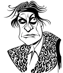 Antonin Artaud come Marat, 2019